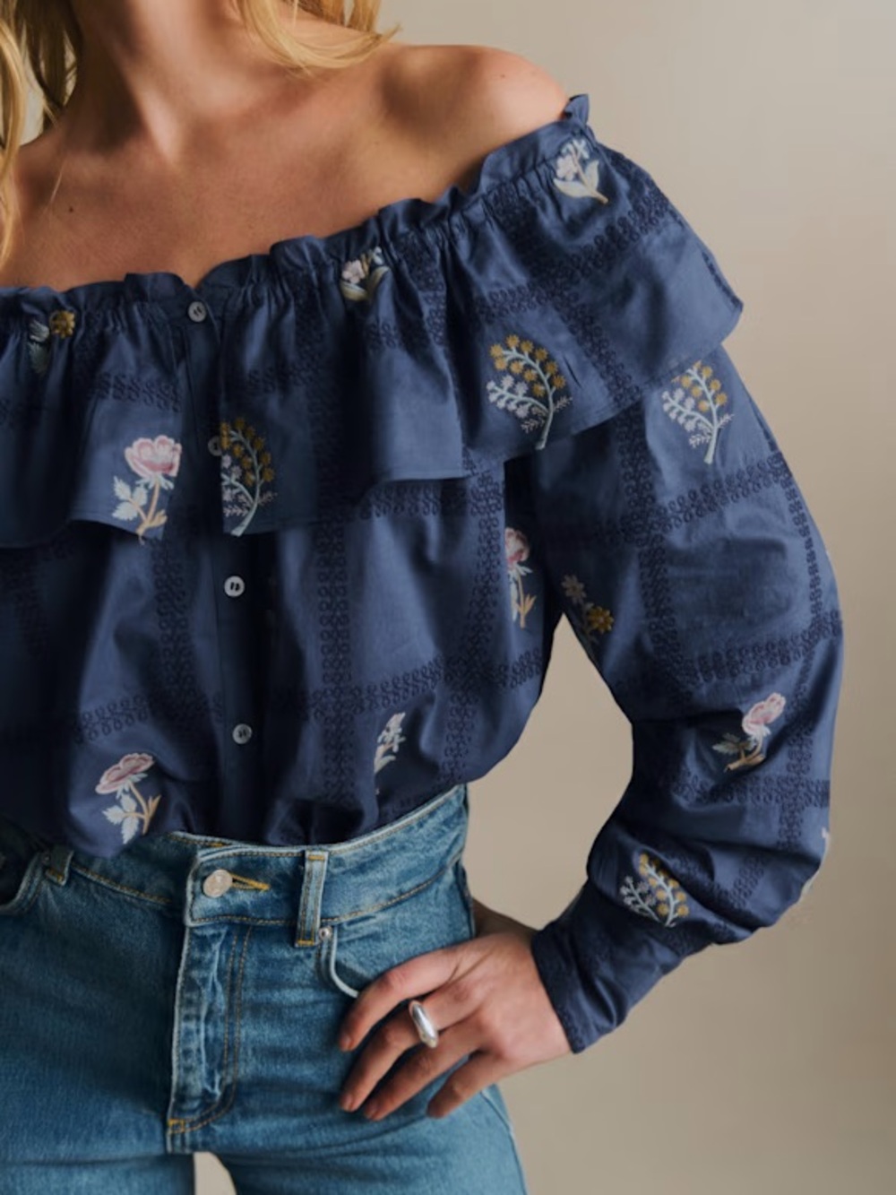 NWT Sezane GARANCINE SHIRT